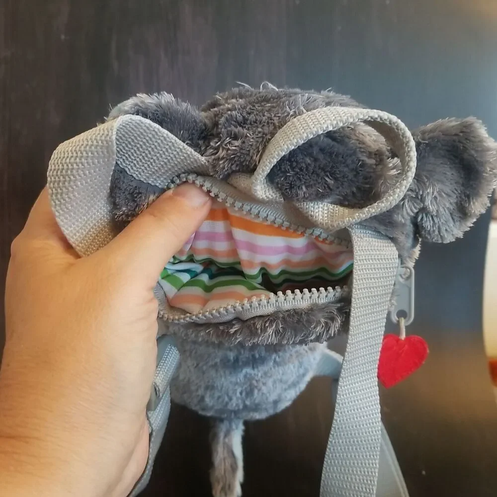 Beanie Boos Husky Dog Slush Plush Backpack, And Small Slush Stuffed Animal TY